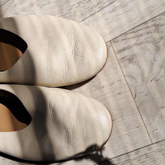 Everlane Women Italian Leather Day Glove Cream Flat Shoes Size 9 Ballet Neutral - Picture 4 of 8
